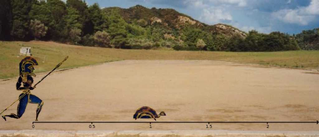 A pesar de Zenón, Aquiles le gana siempre a la tortuga