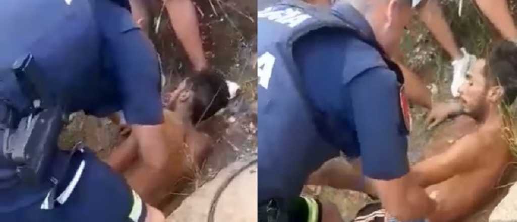 Videos: un ladr&oacute;n fue atrapado por los vecinos y entregado a la Polic&iacute;a