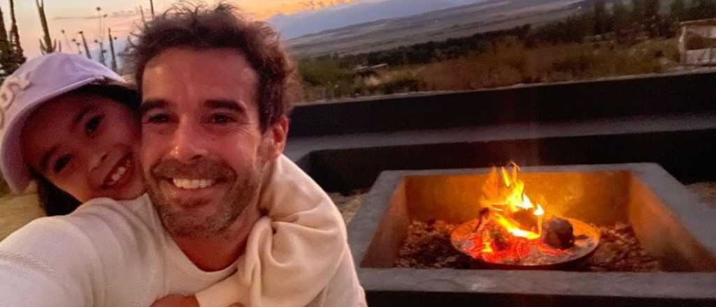 Nicolás Cabré eligió el Valle de Uco para pasar su cumpleaños