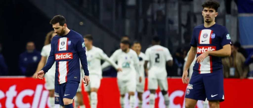Con Messi de titular, PSG quedó eliminado de la Copa de Francia