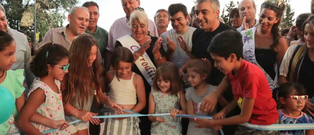 Luján reinauguró la plaza Malvinas Argentinas