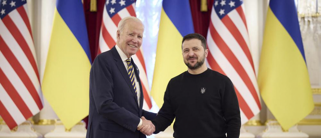Biden llegó a Ucrania cuando se cumple un año del inicio de la guerra