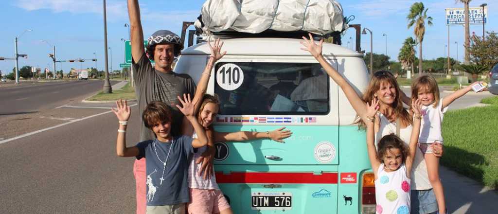 Una familia argentina recorri&oacute; 13 pa&iacute;ses para ver al papa Francisco