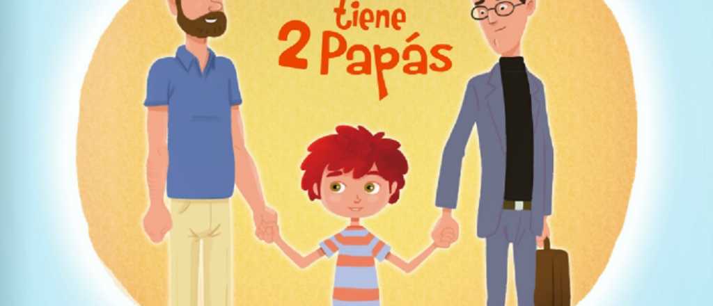 "Nicol&aacute;s tiene 2 pap&aacute;s": el cuento infantil que llega a Mendoza (y ya trae pol&eacute;mica)