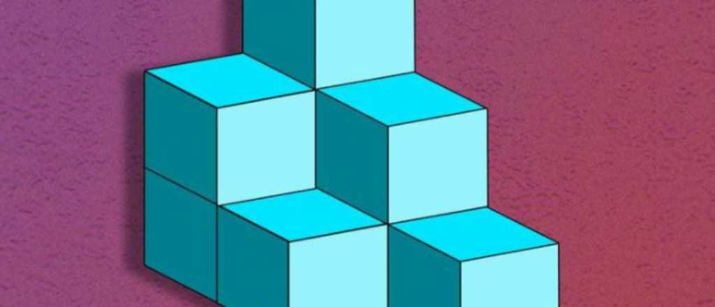 Reto viral: ¿Podés describir cuántos cubos hay en la imagen?