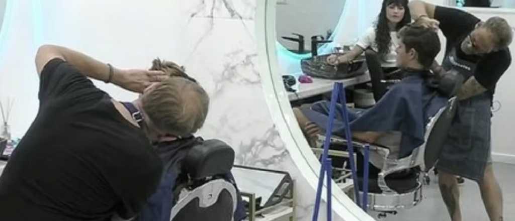 Marcos se dejó cortar el pelo por el padre de Nacho