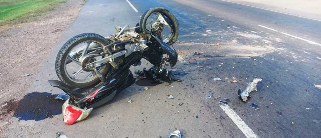 Una motociclista murió tras chocar en San Martín