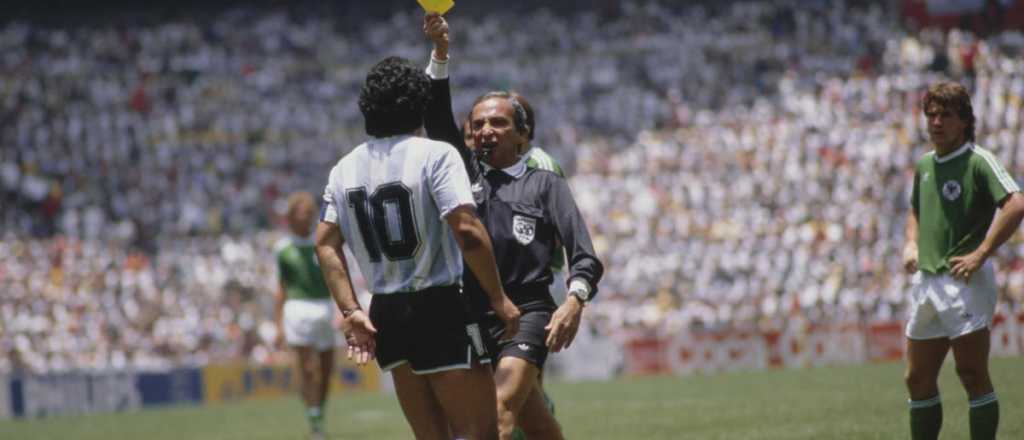 Murió el árbitro de la final del Mundial México 86 que ganó Argentina