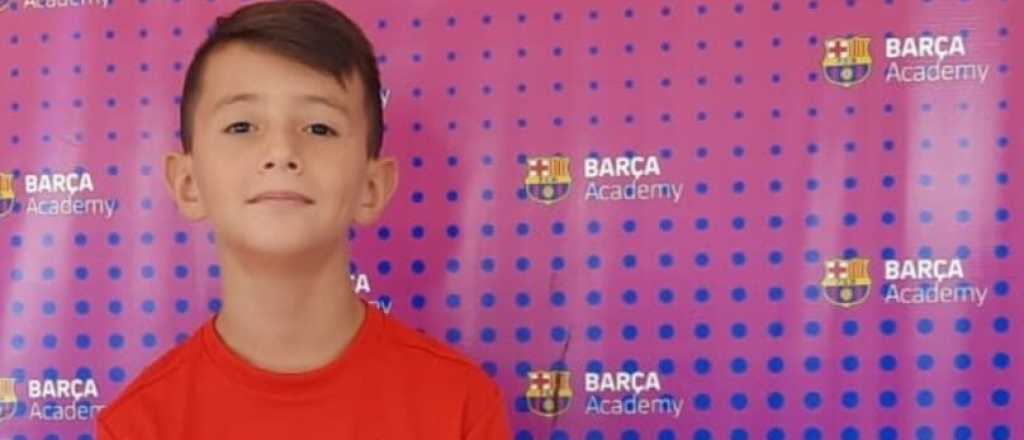 Un maipucino de 9 años fue seleccionado para probarse en el Barcelona