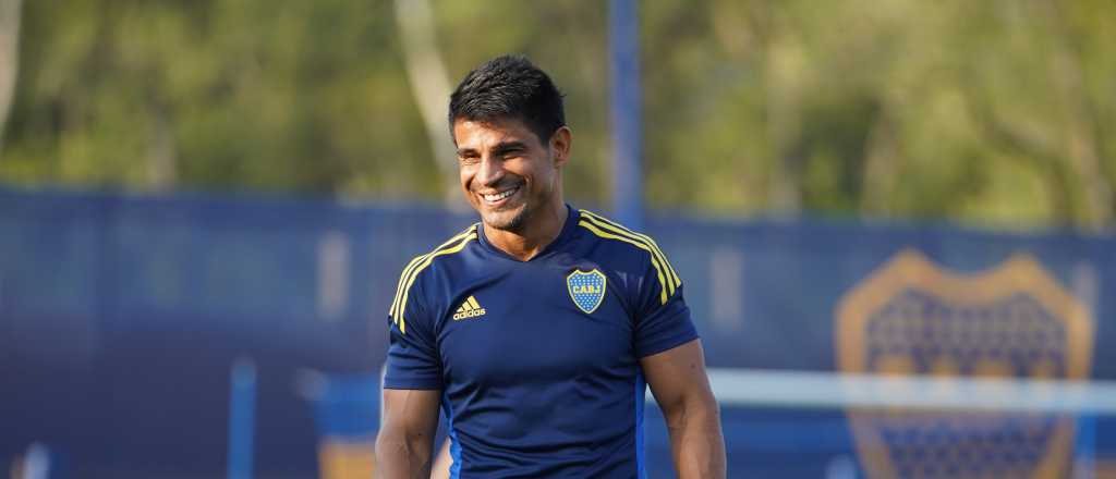 Tras pasar la noche internado, Ibarra estuvo en la pr&aacute;ctica de Boca