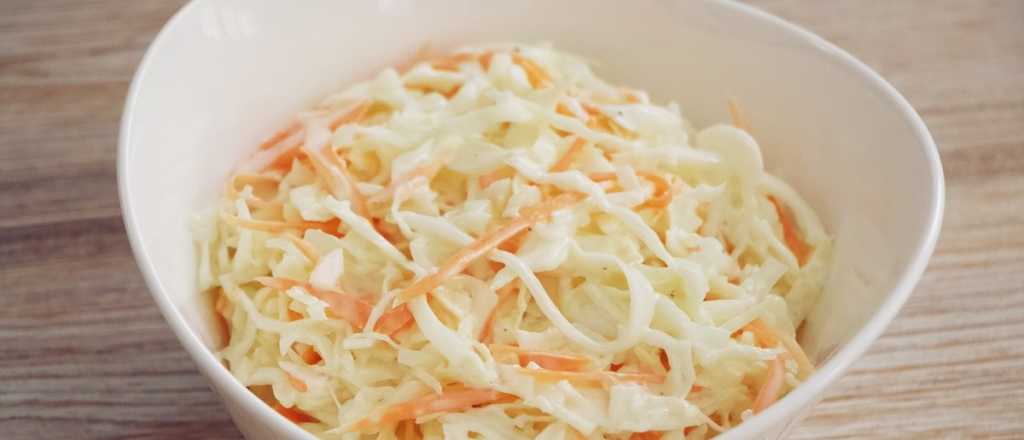 Deliciosa y saludable: ensalada de repollo y zanahoria