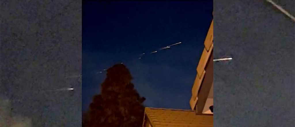 Video: las impresionantes luces en el cielo que aparecieron en California
