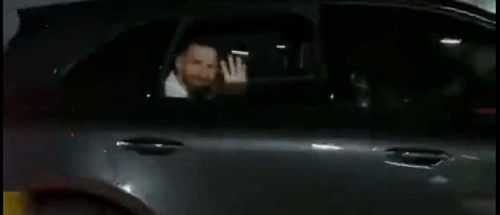 Video: se encontraron a Messi en la autopista y así reaccionó el astro