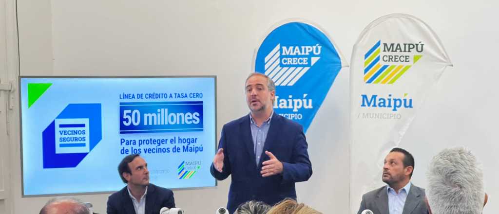 Maipú lanzó una línea de crédito para la compra de dispositivos de seguridad