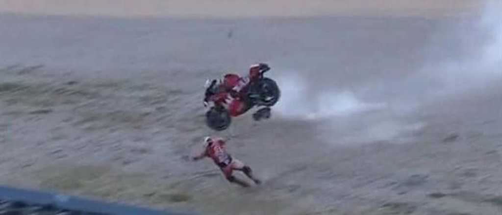 Video: el terrible accidente de Pol Espargar&oacute; en el MotoGP 
