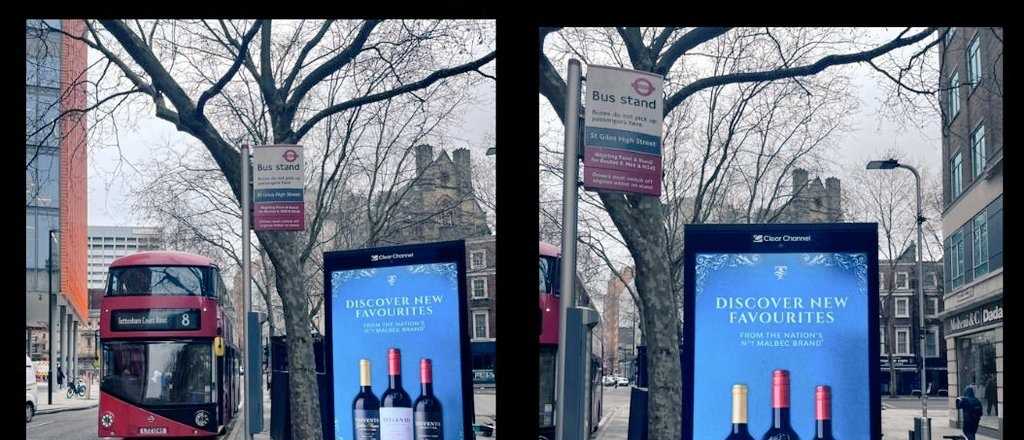 Un vino mendocino se luce en calles londinenses