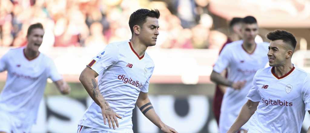 Video: Dybala le dio el triunfo a la Roma con una dedicatoria muy especial