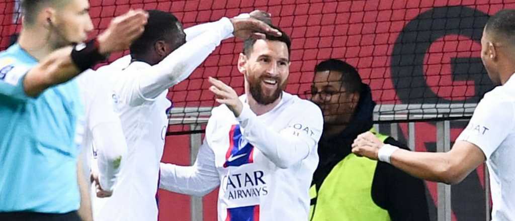 PSG volvió a ganar con uno de Messi, que superó un tremendo récord de CR7