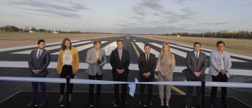 Fue inaugurada la nueva pista del aeropuerto de San Rafael