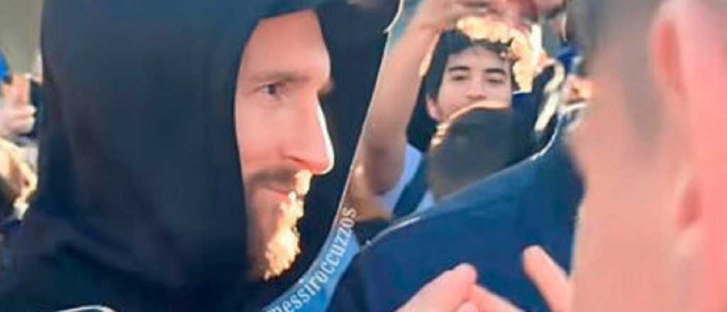 Messi quiso camuflarse, pero generó una revolución en Euro Disney
