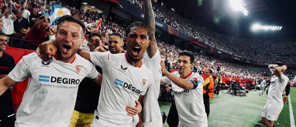 El Sevilla de los argentinos goleó al United y es semifinalista