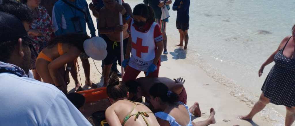 Un turista argentino murió en una playa de México