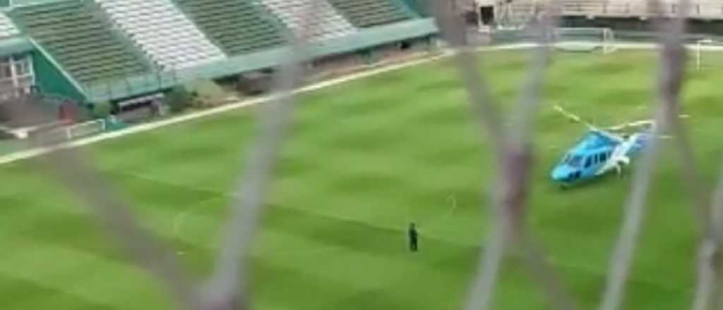 Pol&eacute;mica por el uso del helic&oacute;ptero presidencial para una entrevista