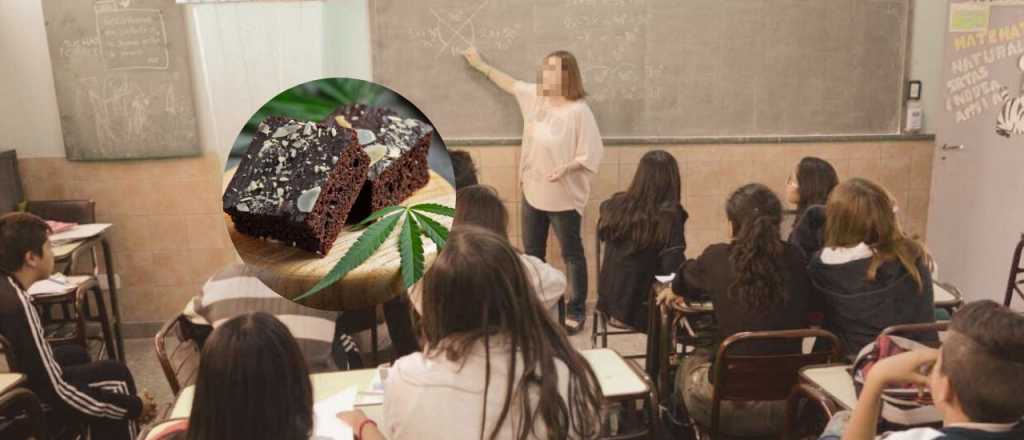 Llevó un brownie de marihuana a la escuela y medio curso terminó drogado