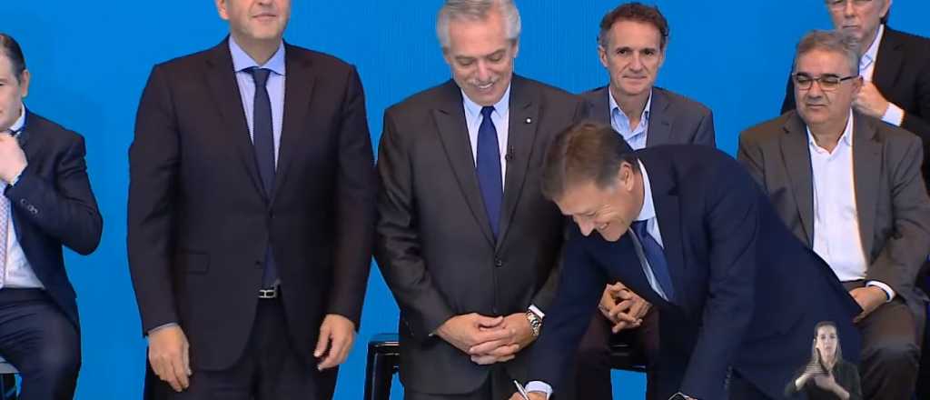 Suarez firmó un convenio para fortalecer al sector productivo de Mendoza