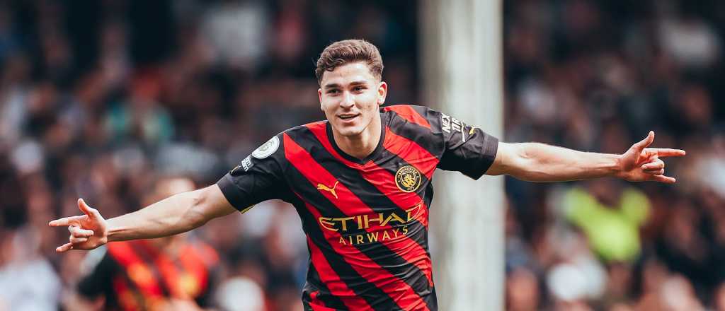 Con un golazo de Juli&aacute;n &Aacute;lvarez, Manchester City gan&oacute; en la Premier