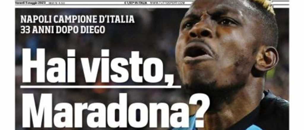 La prensa, rendida ante el Napoli: las mejores tapas de un t&iacute;tulo hist&oacute;rico