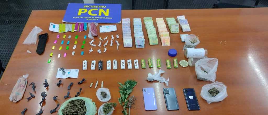 Varios detenidos por vender drogas en diferentes puntos de Mendoza