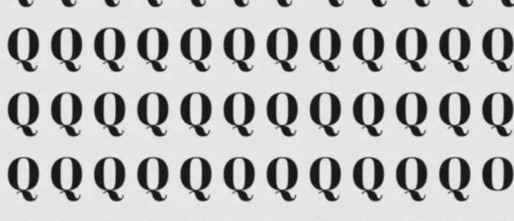 Desafío visual: ¿qué tan rápido encontrás la letra distinta en la imagen?