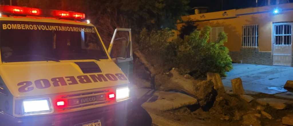 Incendió su casa en Rivadavia por una discusión con su pareja