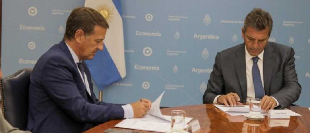 Avanza la obra hídrica que acordaron Massa y Suarez para Mendoza