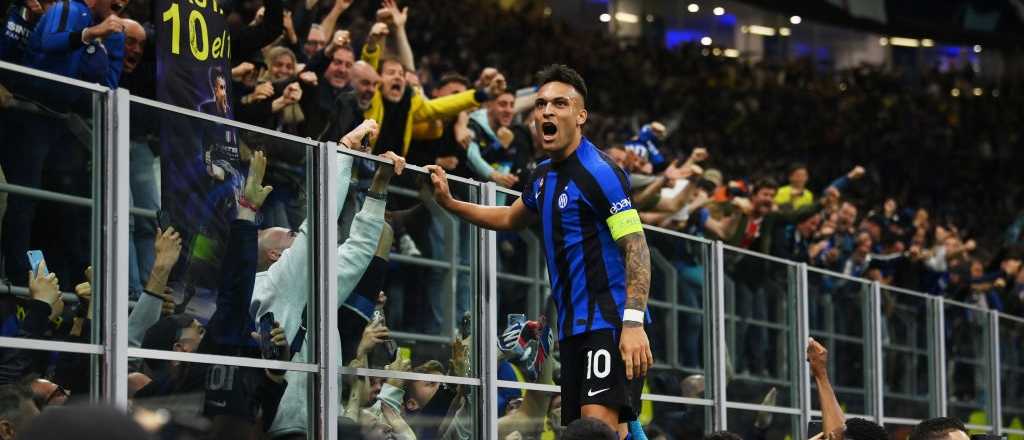 Inter eliminó a Milan con gol de Lautaro y jugará la final en Estambul