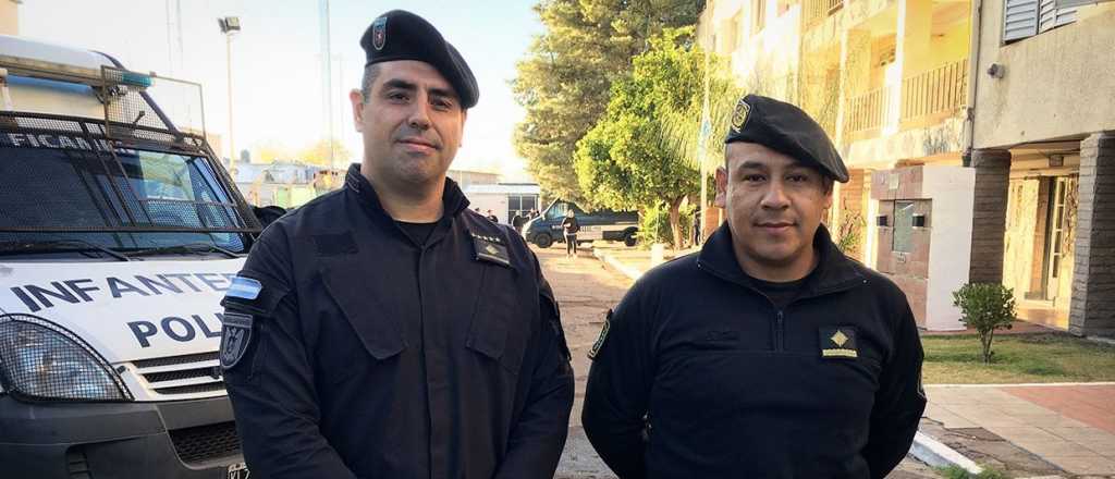 Policías mendocinos salvaron la vida de una beba de 3 meses