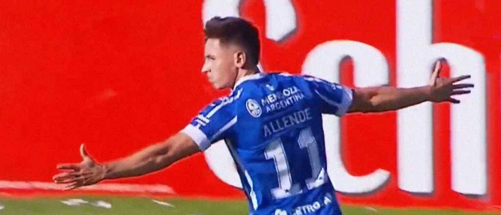 Video: el bombazo de Allende a m&aacute;s de 100 km/h que hizo delirar al Tomba