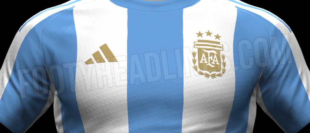 Se filtró cómo será la nueva camiseta de la selección argentina