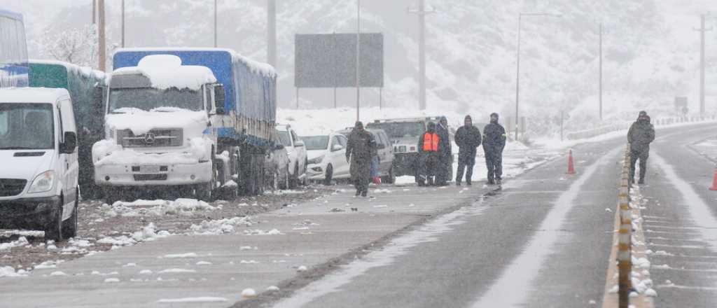 Malestar de los camioneros por las condiciones en Alta Montaña