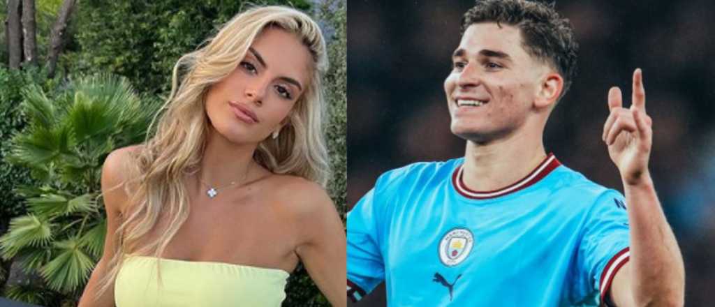 Video: una de las hijas de Guardiola no par&oacute; de mirar a Juli&aacute;n &Aacute;lvarez