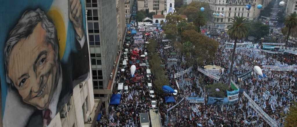 Así esperaba la Plaza de Mayo por el discurso de Cristina Fernández 