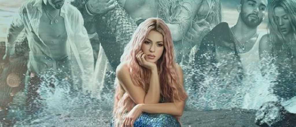 Shakira se transforma en sirena para un video con Manuel Turizo