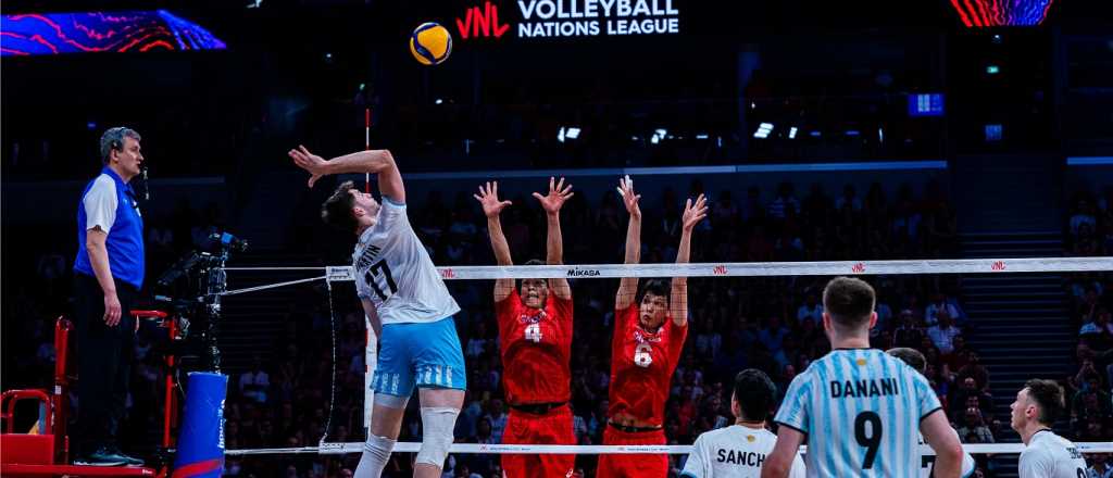Voley: Argentina jugó un tremendo partido, pero cayó ante Japón