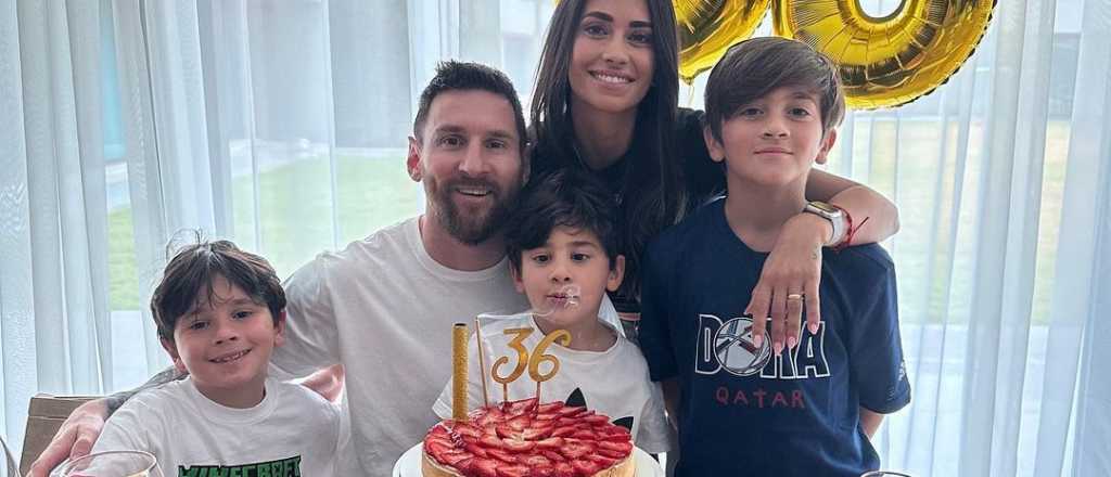 La foto &iacute;ntima y el saludo de Antonela por el cumplea&ntilde;os de Messi