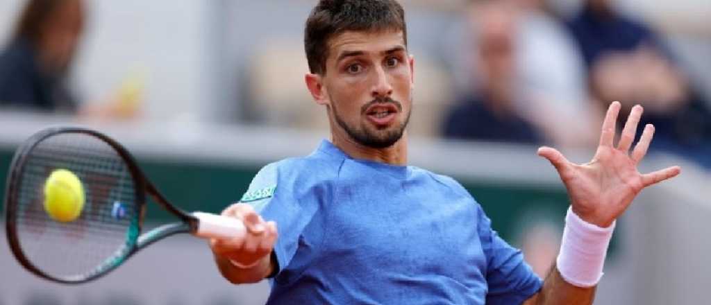 Pedro Cach&iacute;n abre la acci&oacute;n de los argentinos frente a Djokovic