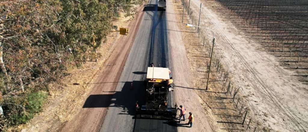 Pavimentan los últimos 6 kilómetros de la Ruta 14, en Barrancas