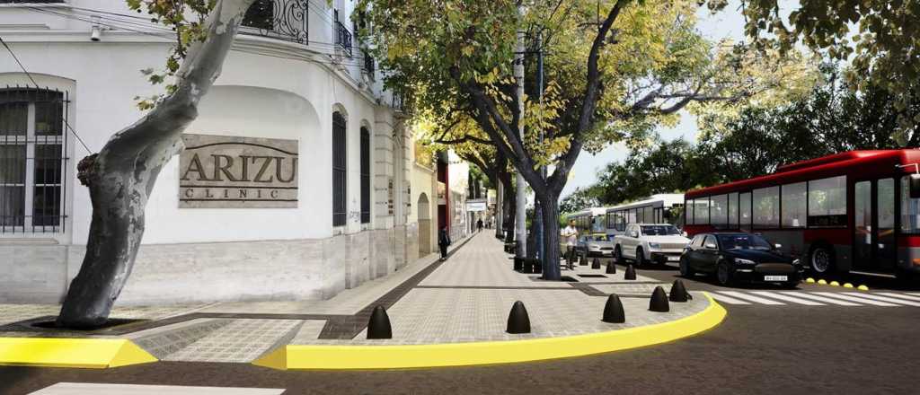 Remodelarán la avenida San Martín en toda su extensión de Godoy Cruz