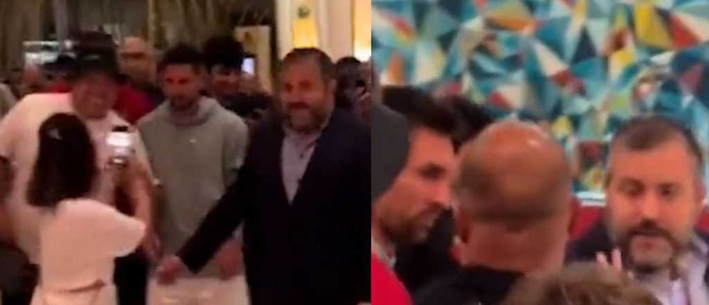 Video: el perturbador momento que vivi&oacute; Messi en un shopping de Miami