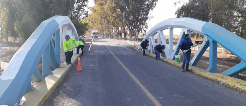 Trabajan para mejorar el puente que conecta Lavalle con San Martín